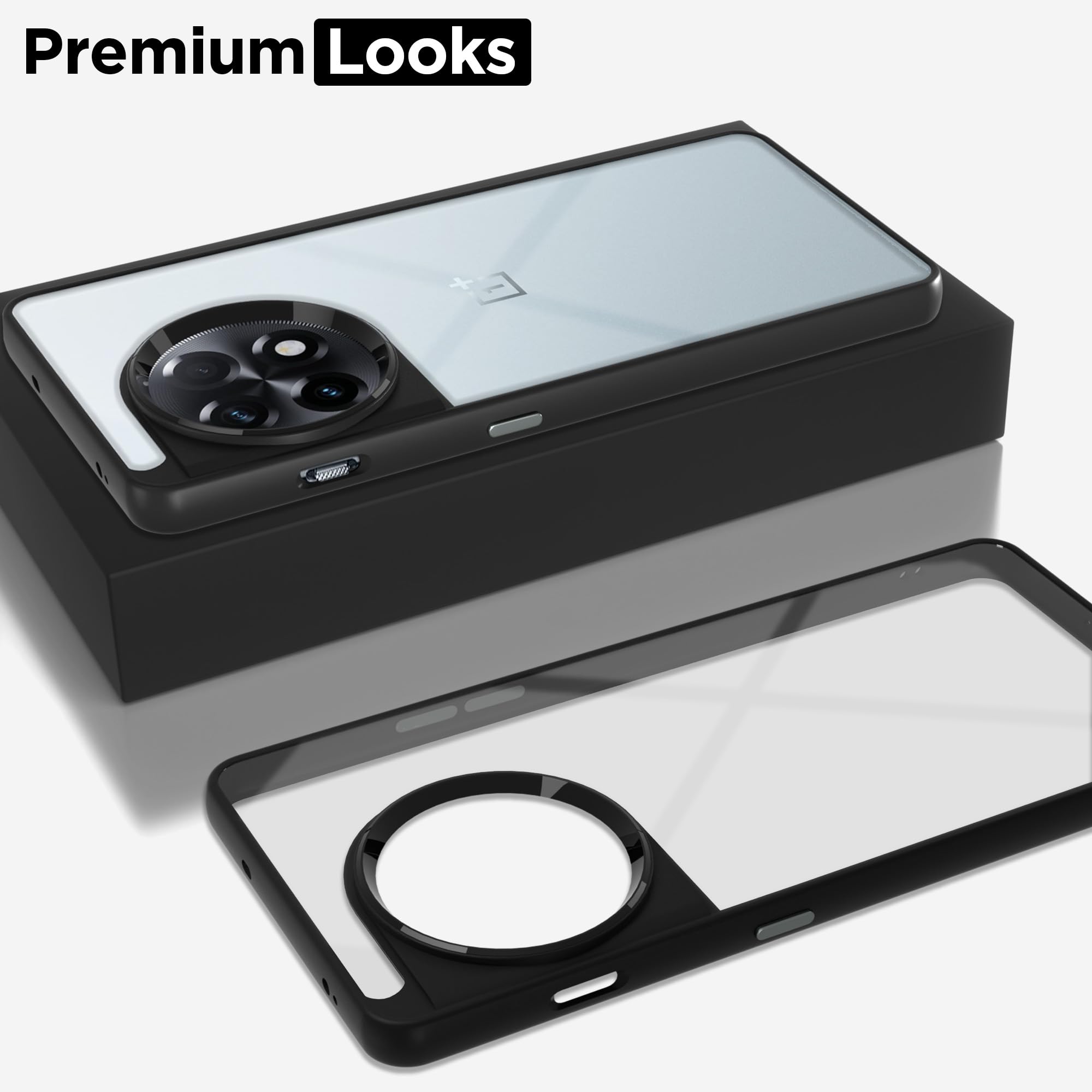 OnePlus 11R Chrome back cover in black by Pikkme – photo 7