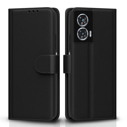 Pikkme black flip cover for Moto Edge 50 Fusion/G96 5G