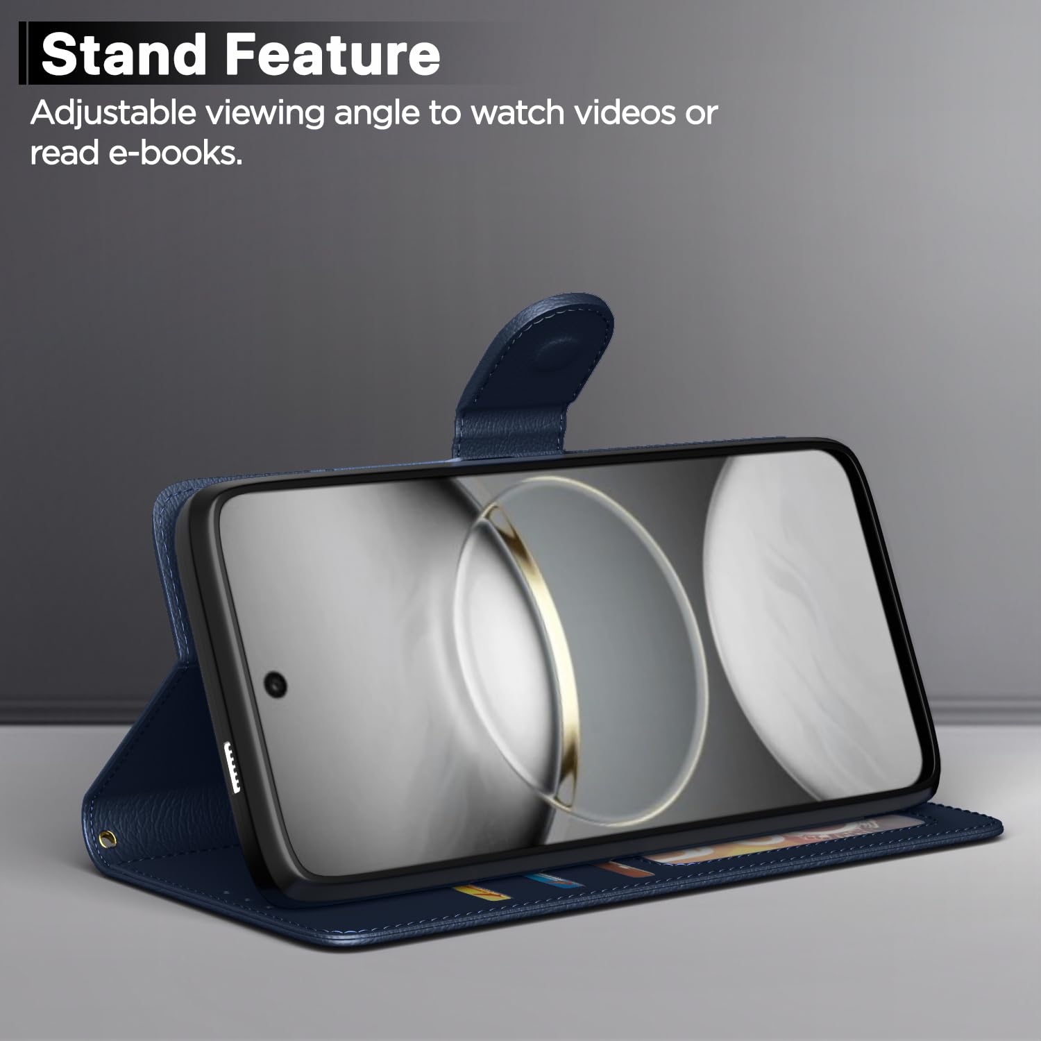 Pikkme Tecno Spark 30C 5G blue flip case – photo 3