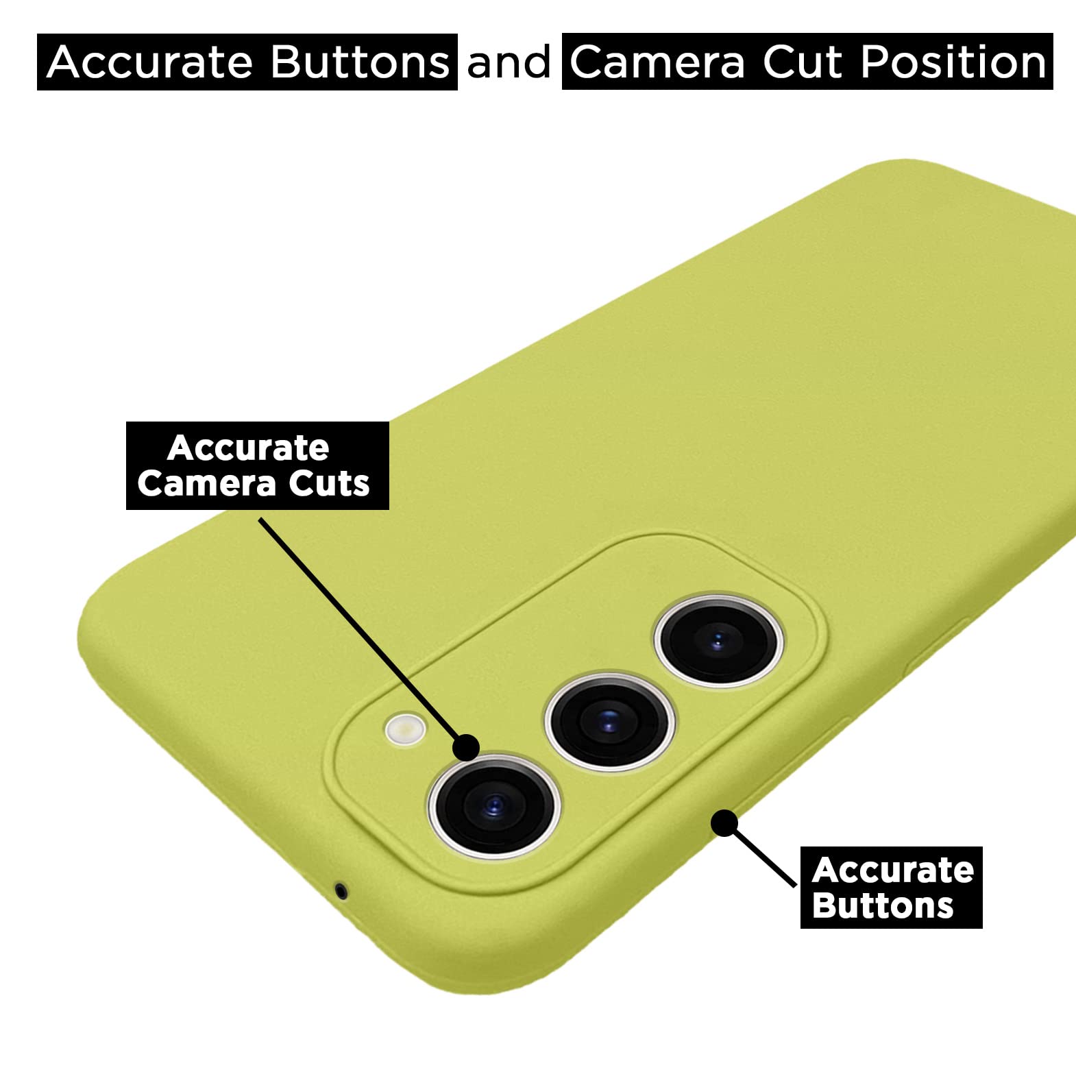 Samsung S23 Plus 5G Soft Silicone back cover in lite green by Pikkme – photo 3