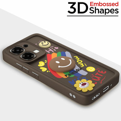 Oppo F31/F33 5G mobile cover in brown by Pikkme – photo 3