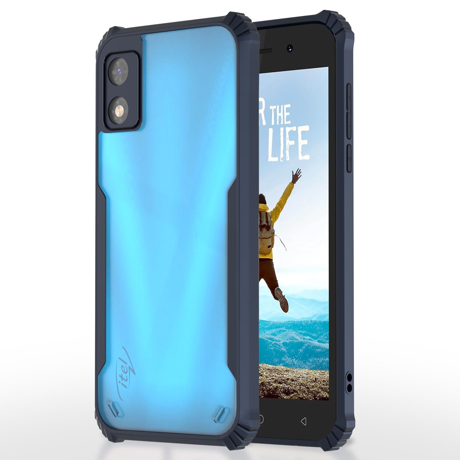 Pikkme Itel A23 Pro blue back cover