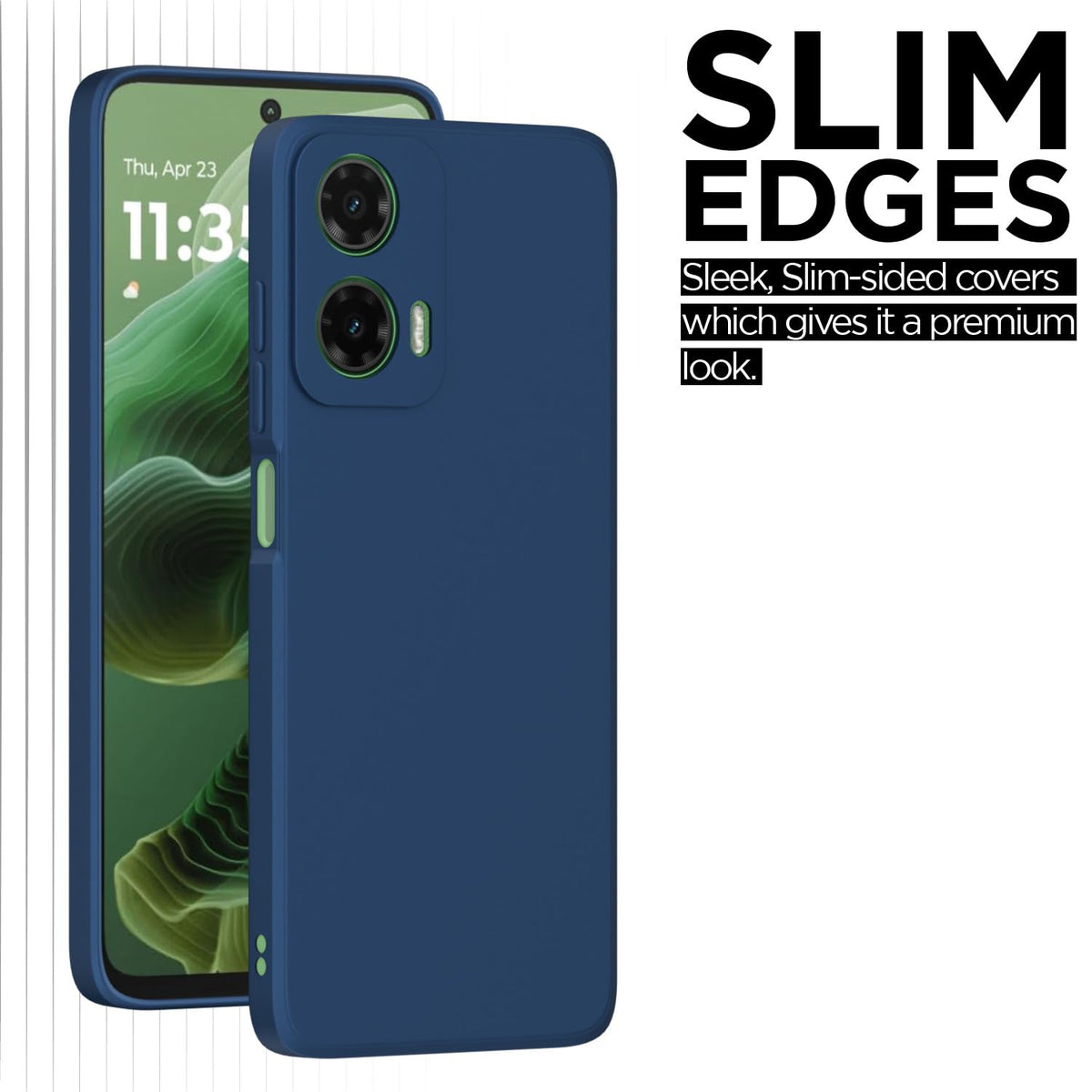 Pikkme blue Matte back cover for Moto G35 5G – photo 6