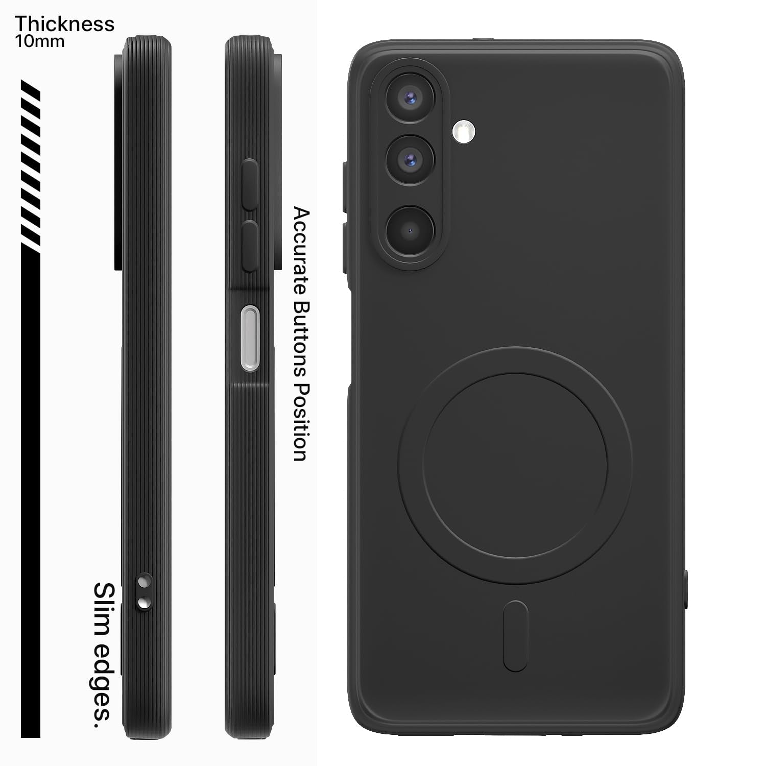 Pikkme black MagSafe mobile cover for Samsung A27/M47 5G – photo 3