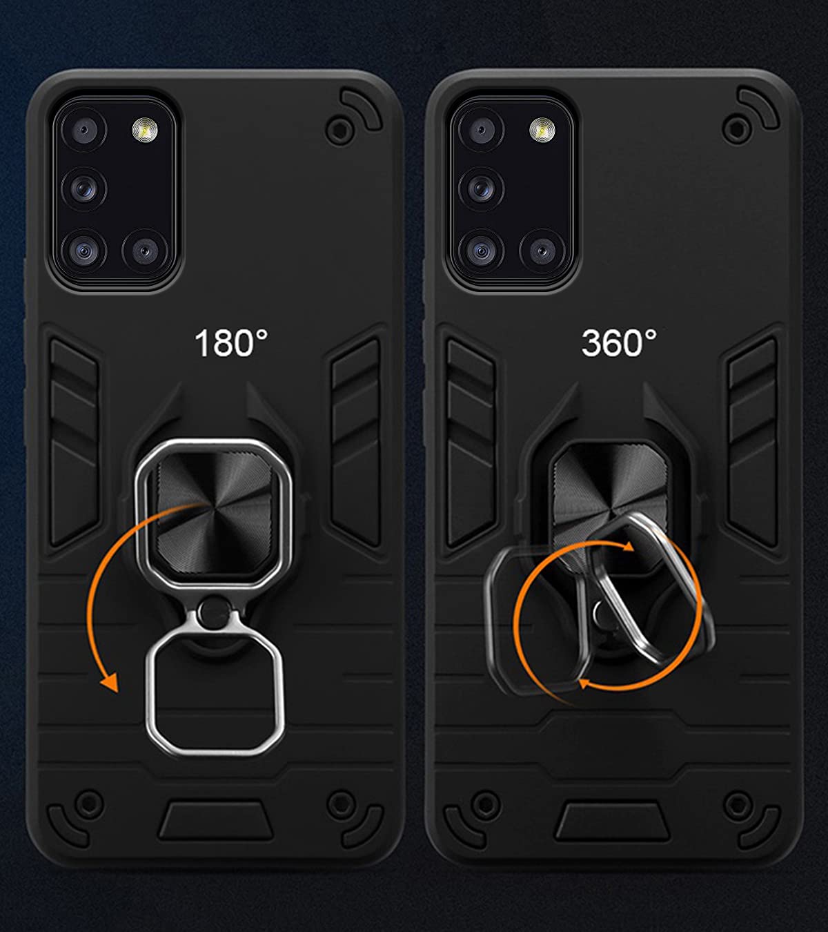 Black phone cover for Samsung A31 – Pikkme – photo 3