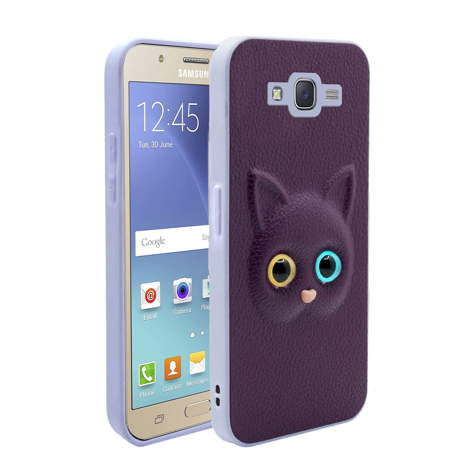 Pikkme Samsung J7 2015/J7 purple back cover