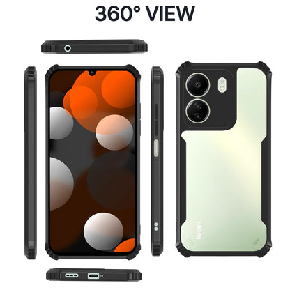 Pikkme black Hybrid back cover for Redmi 13C 4G/Poco C65 – photo 3