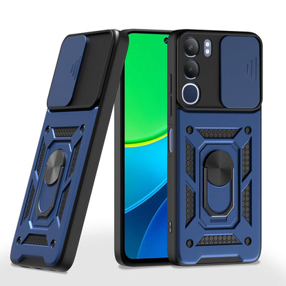 Vivo Y29 5G/Y19s mobile back cover in blue by Pikkme