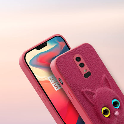 Pikkme OnePlus 6 Cat pink back cover – photo 7