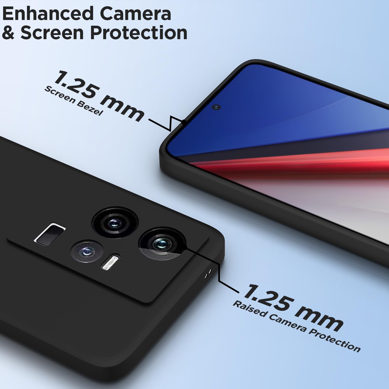Black Matte mobile cover for iQOO 11 5G – Pikkme – photo 2