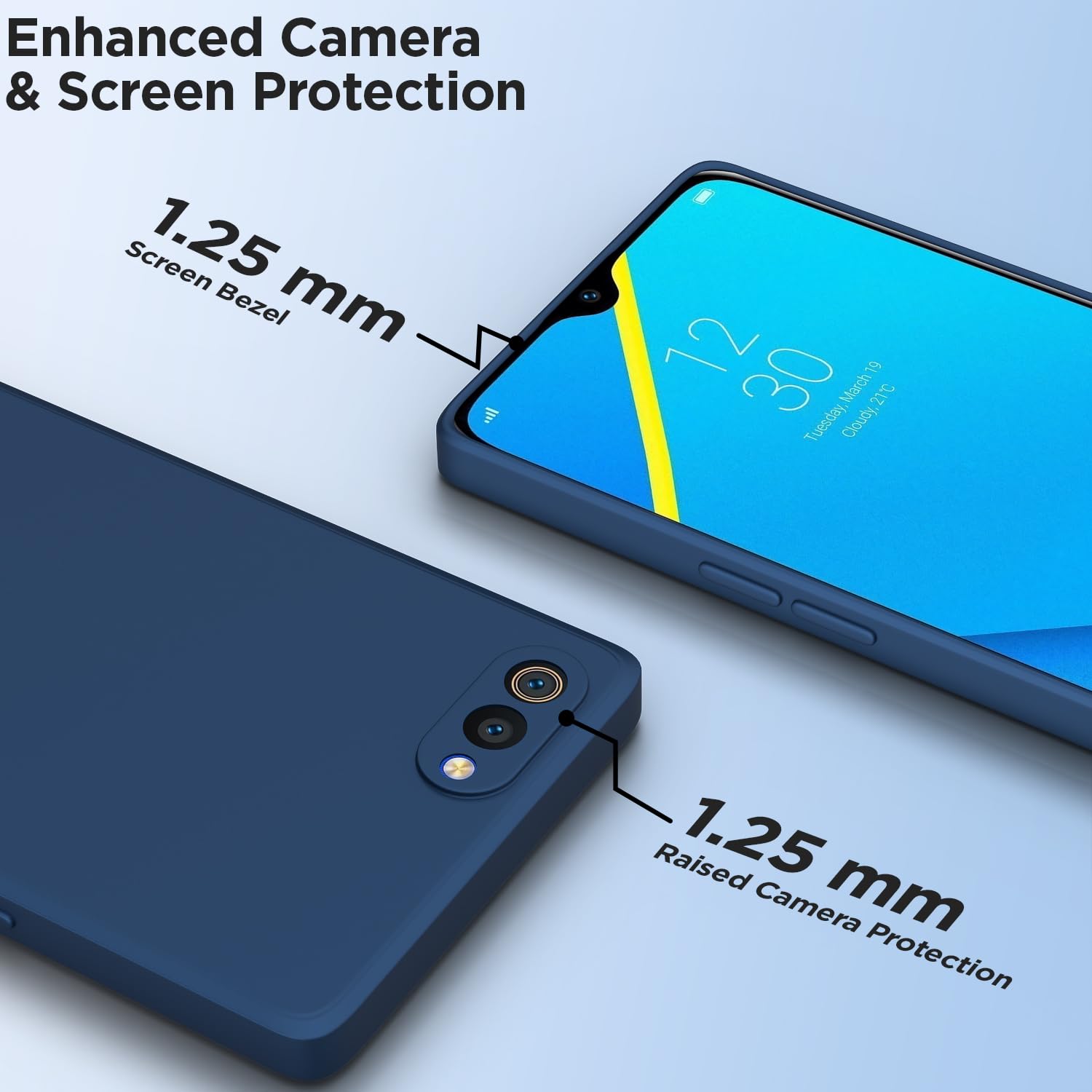 Pikkme Realme C2 Matte blue mobile cover – photo 2