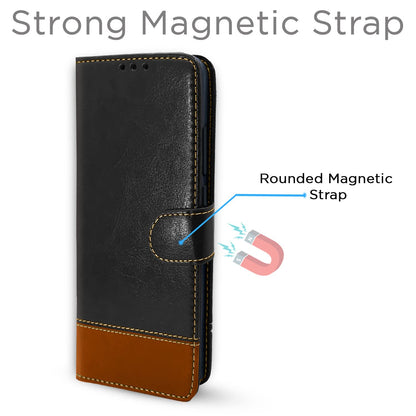 Pikkme Redmi 7/Y3 black & brown wallet flip cover – photo 6