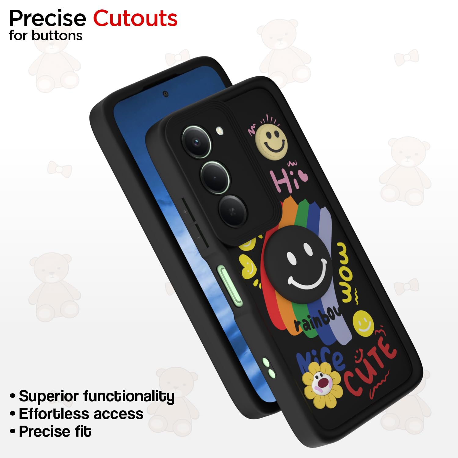 Black mobile cover for Redmi 15 5G – Pikkme – photo 6