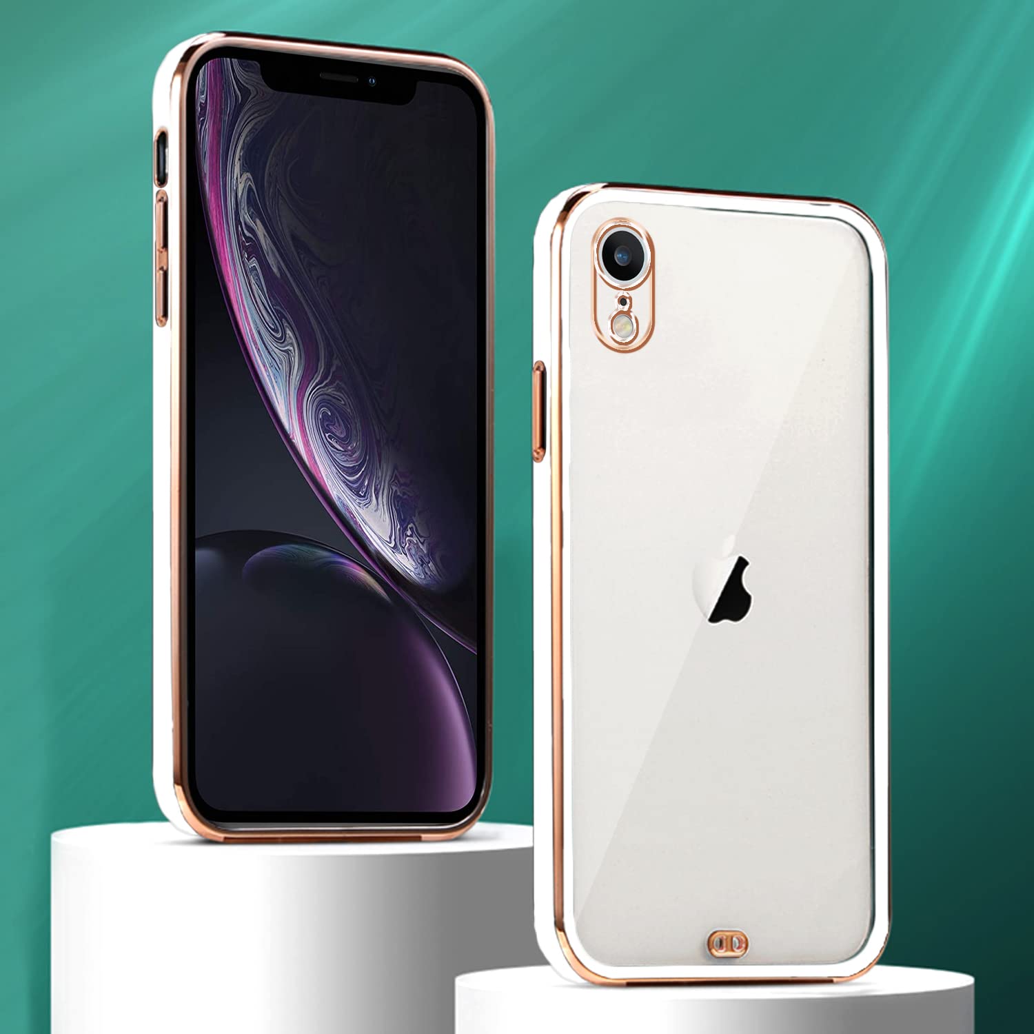 White back cover for iPhone XR – Pikkme – photo 3