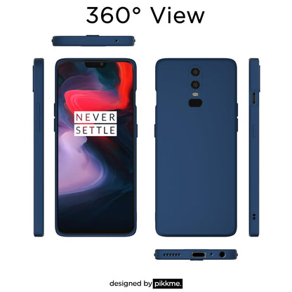 Pikkme blue Matte back cover for OnePlus 6 – photo 3