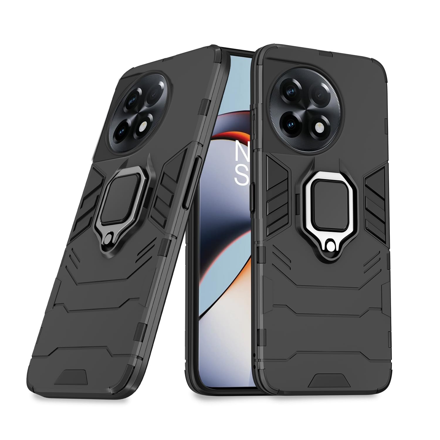  OnePlus 11R 5G D5 Tough Armor Back Cover - Black
