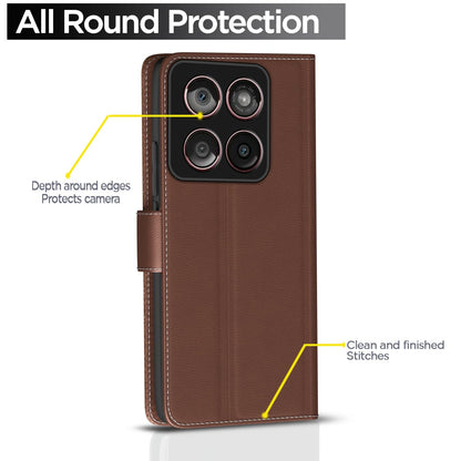 Tan flip case for Moto Edge 60 Fusion 5G – Pikkme – photo 4