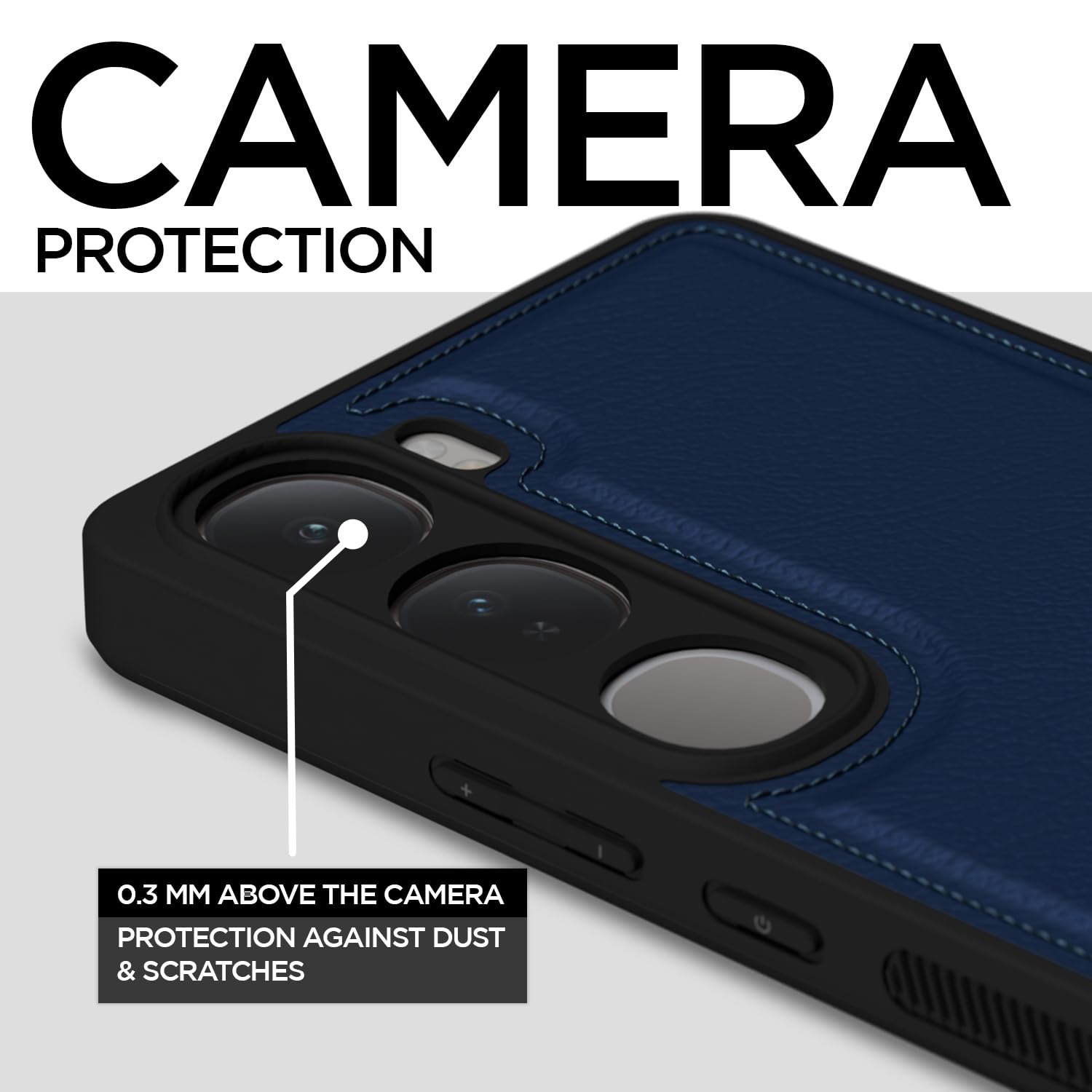 Pikkme blue mobile cover for Vivo Y300/V40 Lite 5G – photo 3