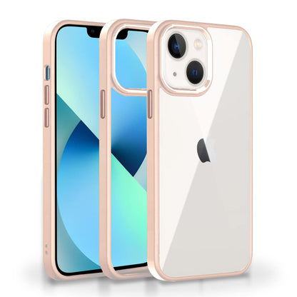 iPhone 13 Chrome Metal Ring Back Cover (Face)