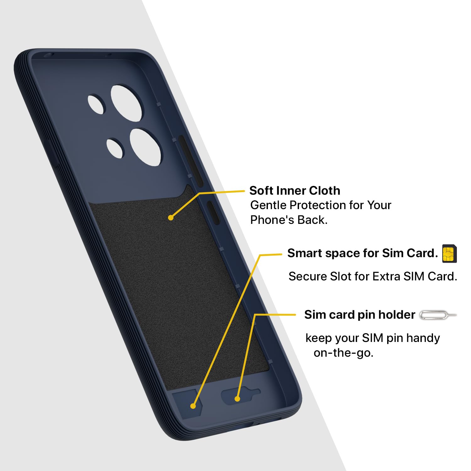 OnePlus 13S 5G Silicone back cover in blue by Pikkme – photo 6