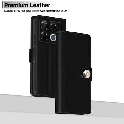 Infinix Note 40 Pro Plus 5G Button flip cover in black by Pikkme – photo 2