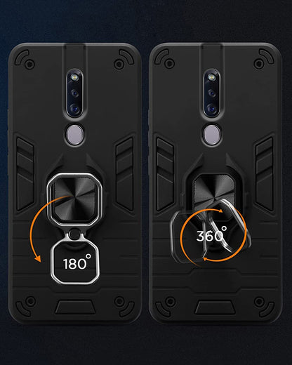 Oppo F11 Pro D5 Tough Armor back cover in black by Pikkme – photo 3