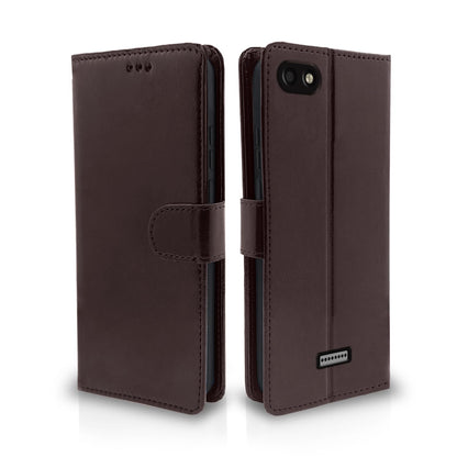 Redmi 6A Wallet flip cover in coffee by Pikkme