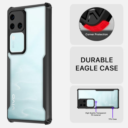 Pikkme Vivo V30 Pro 5G Eagle Back Cover (Black)