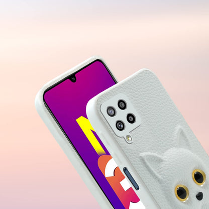 Samsung M32 4G Cat phone cover in white by Pikkme – photo 6