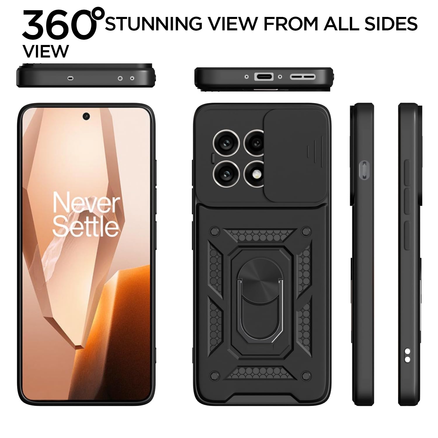 OnePlus 13R 5G/360 phone cover in black by Pikkme – photo 5