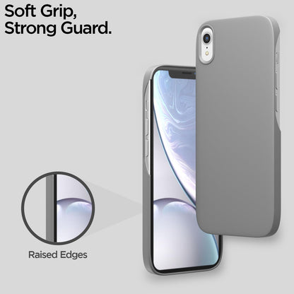 Pikkme  iPhone XR SideCut Back Cover (Grey)