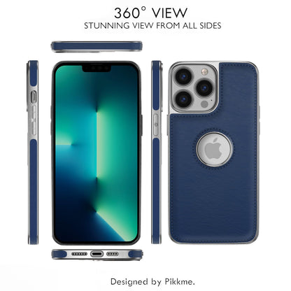 Pikkme chrome blue back cover for iPhone 13 Pro Max – photo 2