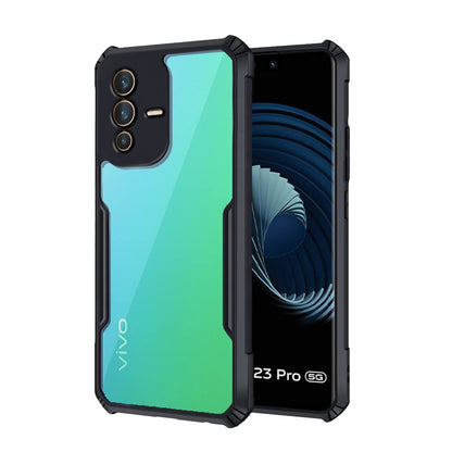 Black Hybrid mobile cover for Vivo V23 Pro 5G – Pikkme