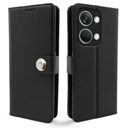 Pikkme OnePlus Nord 3 5G Button black wallet flip cover