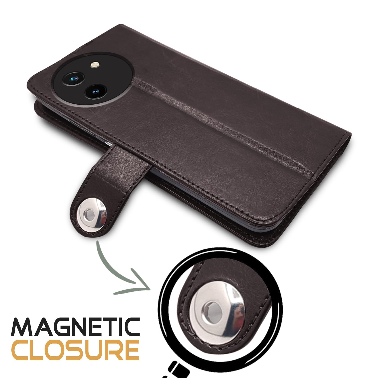 Coffee flip case for Vivo T3x/Y200i 5G – Pikkme – photo 2
