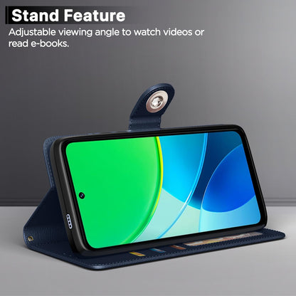 Vivo Y19s flip cover in blue by Pikkme – photo 3