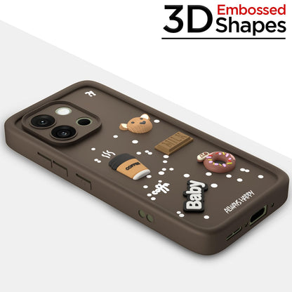 Pikkme OnePlus 13S 5G/3D brown mobile back cover – photo 3