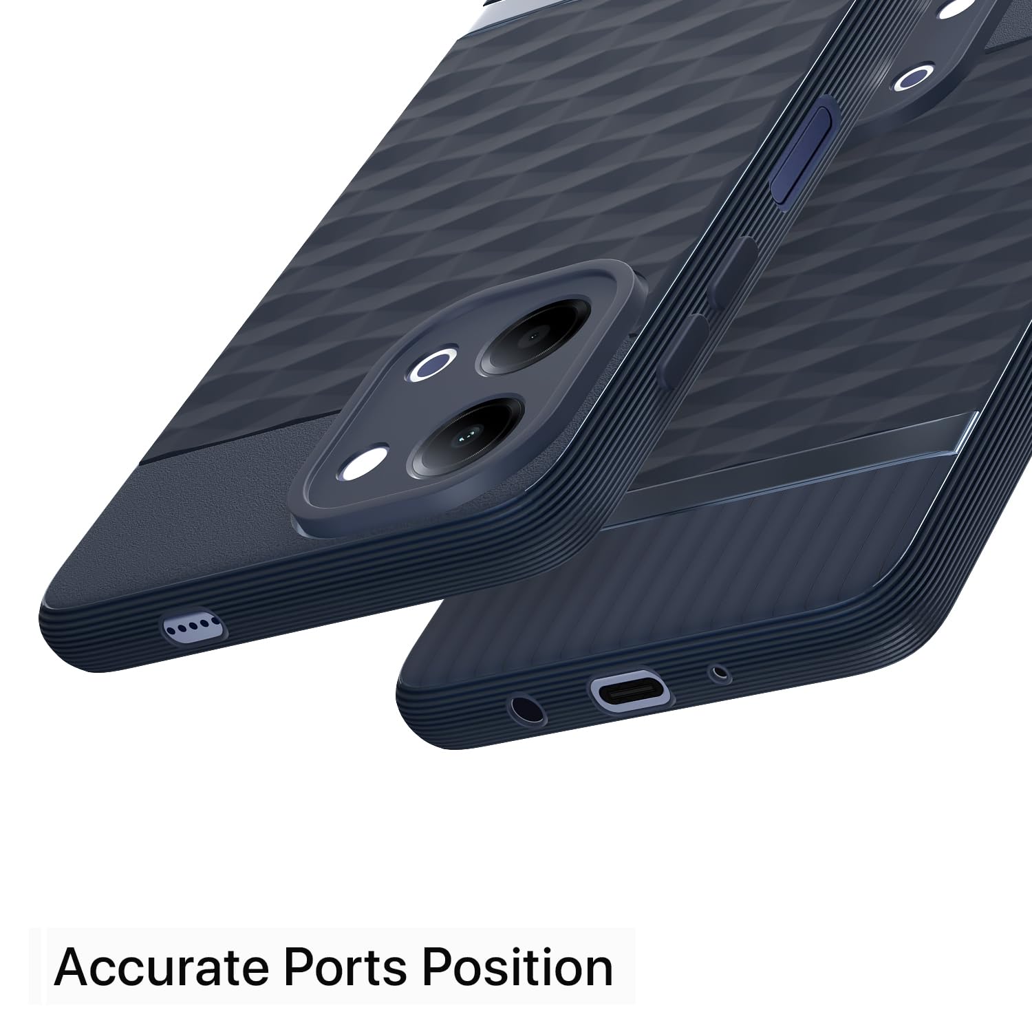 Pikkme blue Silicone mobile back cover for Vivo Y11/T5 Lite 5G – photo 4