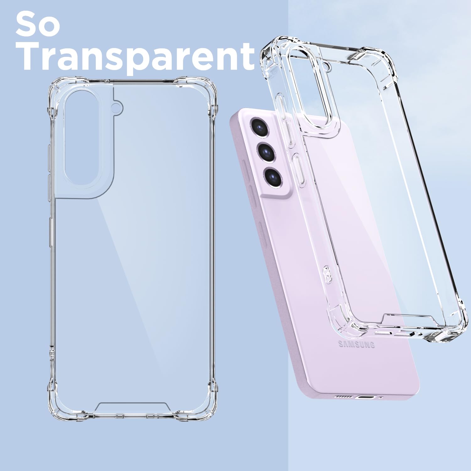 Pikkme Samsung S21 FE 5G transparent back cover – photo 2