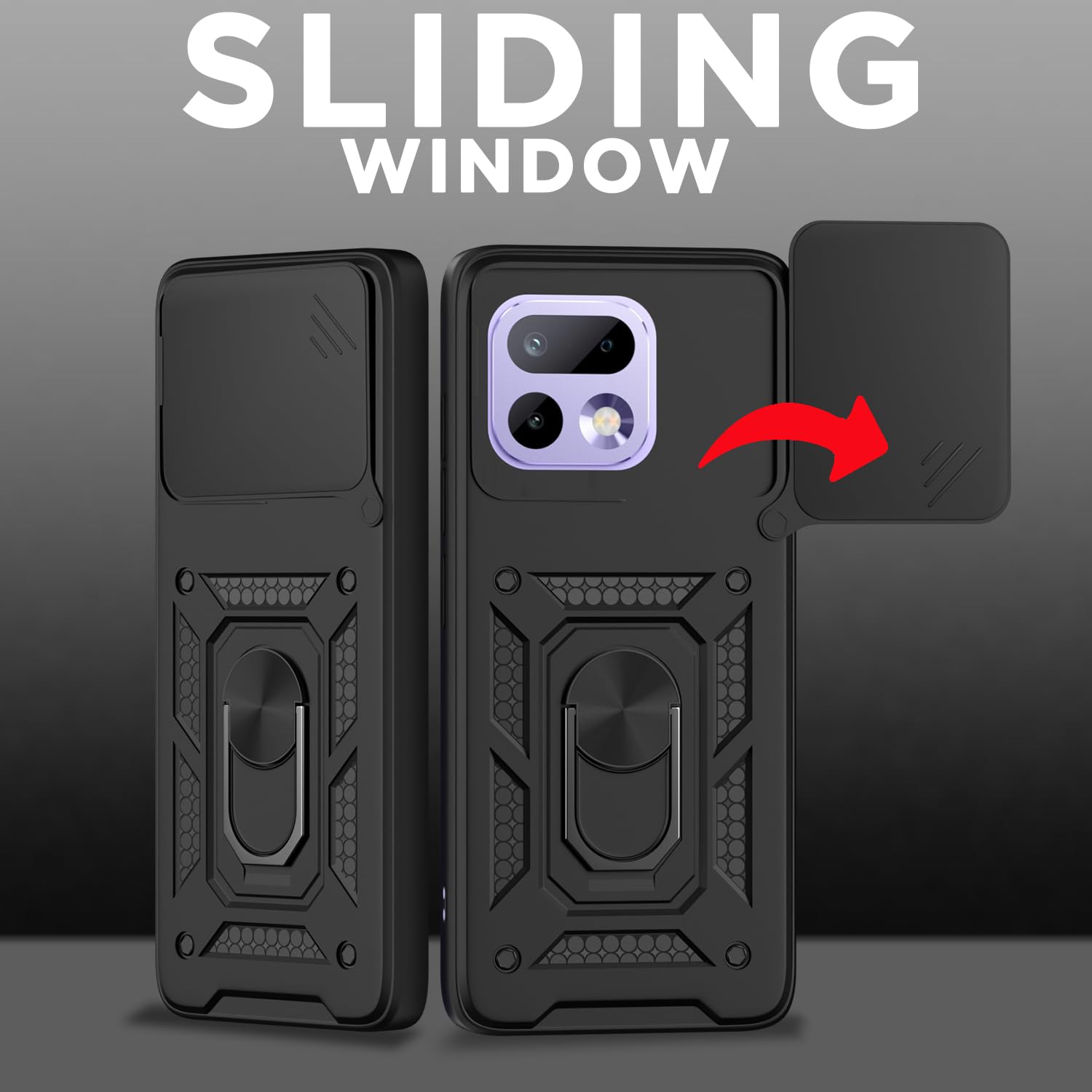 Black phone cover for Realme 16 Pro 5G/360 – Pikkme – photo 2