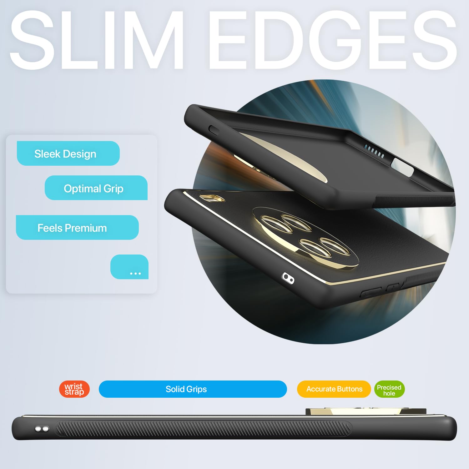Vivo X90 Pro 5G Chrome mobile cover in black by Pikkme – photo 6