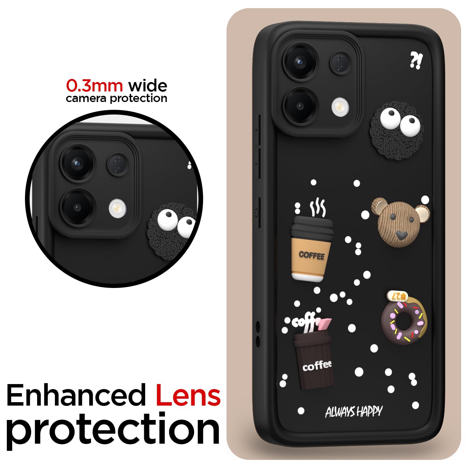 Pikkme black Silicone back cover for Oppo K13 5G/3D – photo 5