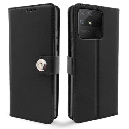 Pikkme Realme Narzo 50A black flip cover