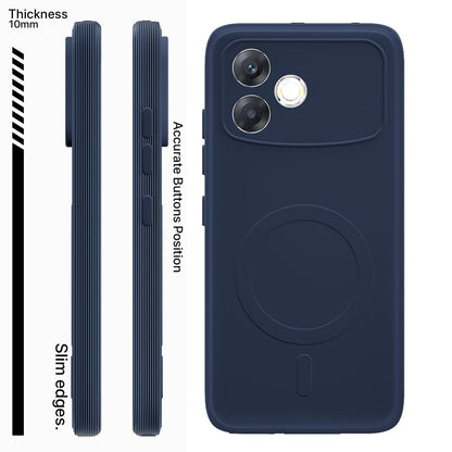 Blue MagSafe back cover for Oppo F33 Pro 5G – Pikkme – photo 3