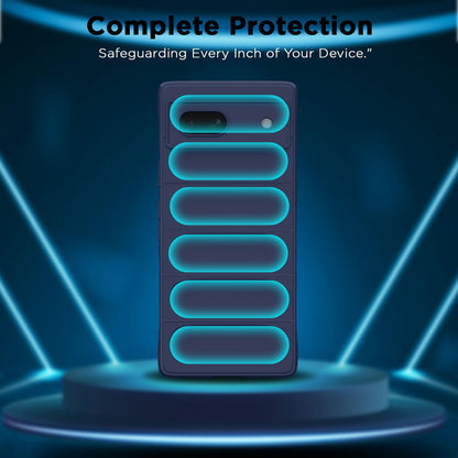 Pikkme blue Liquid Silicone mobile cover for Google Pixel 6A – photo 2