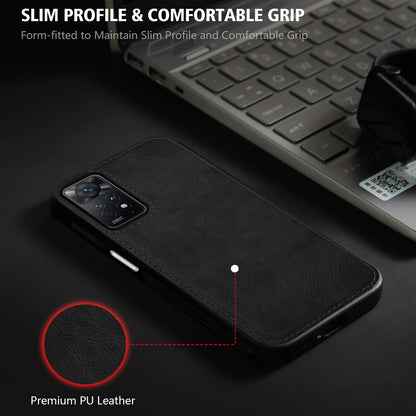 Black mobile back cover for Redmi Note 11 Pro/Note 11 Pro Plus 5G – Pikkme – photo 2