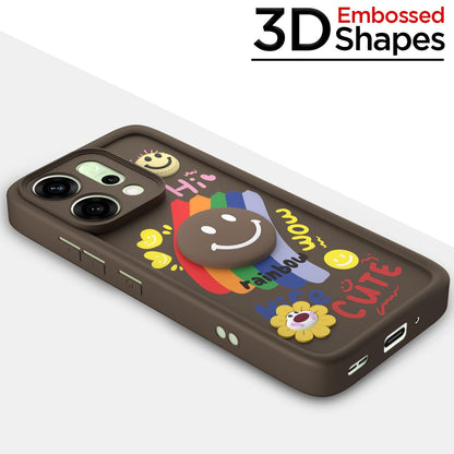 Pikkme brown mobile cover for Oppo Reno 14 5G – photo 3