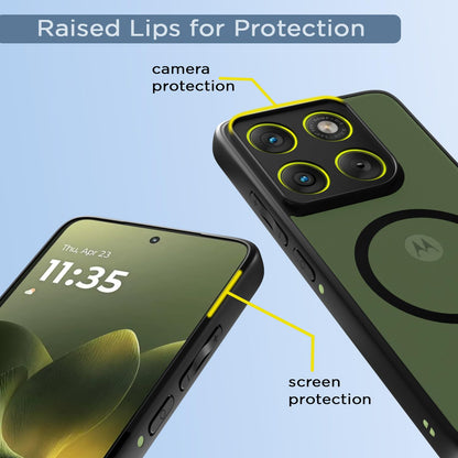 Moto Edge 70 5G mobile cover in black mag-safe by Pikkme – photo 4