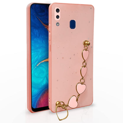 Samsung A30/A20/M10s back cover in pink by Pikkme