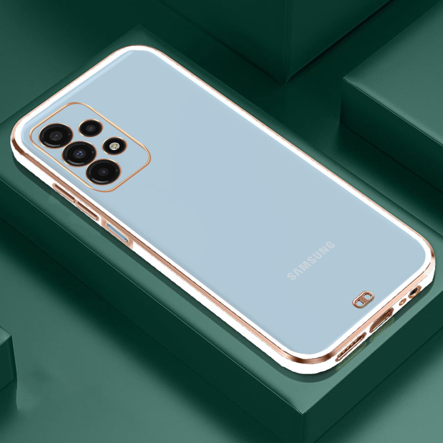 Pikkme white Chrome mobile back cover for Samsung A13 4G – photo 2